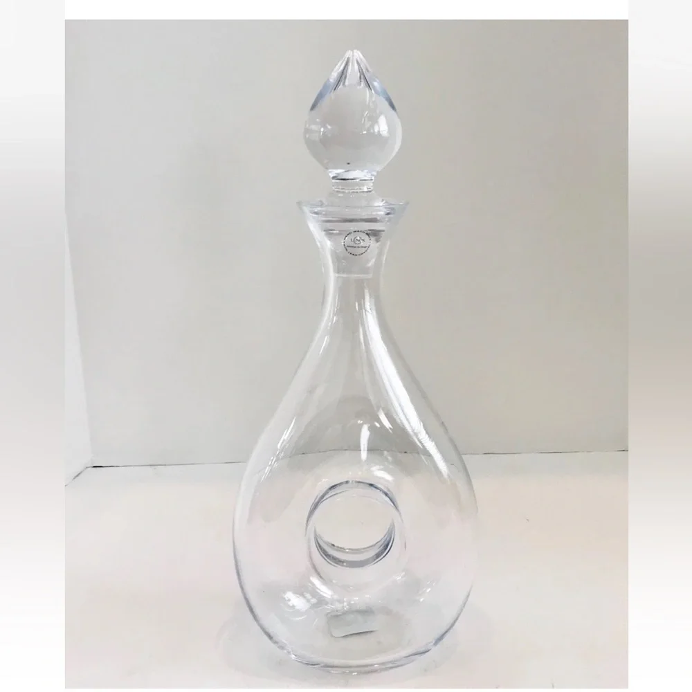 Lenox Tuscany Classic 32 Oz Lead Free Decanter Elegant Clear Glass Decanter